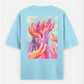 Cool hands Oversized T-shirt (Back print) by Elarte_08