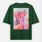 Cool hands Oversized T-shirt (Back print) by Elarte_08