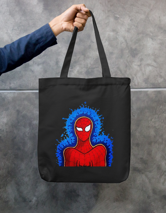 Spidy..! Zipper Tote Bag by Manish Pawar