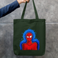 Spidy..! Zipper Tote Bag by Manish Pawar