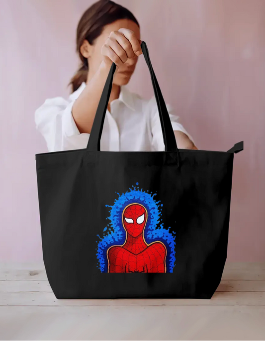 Spidy..! Everyday Large Tote Bag by Manish Pawar