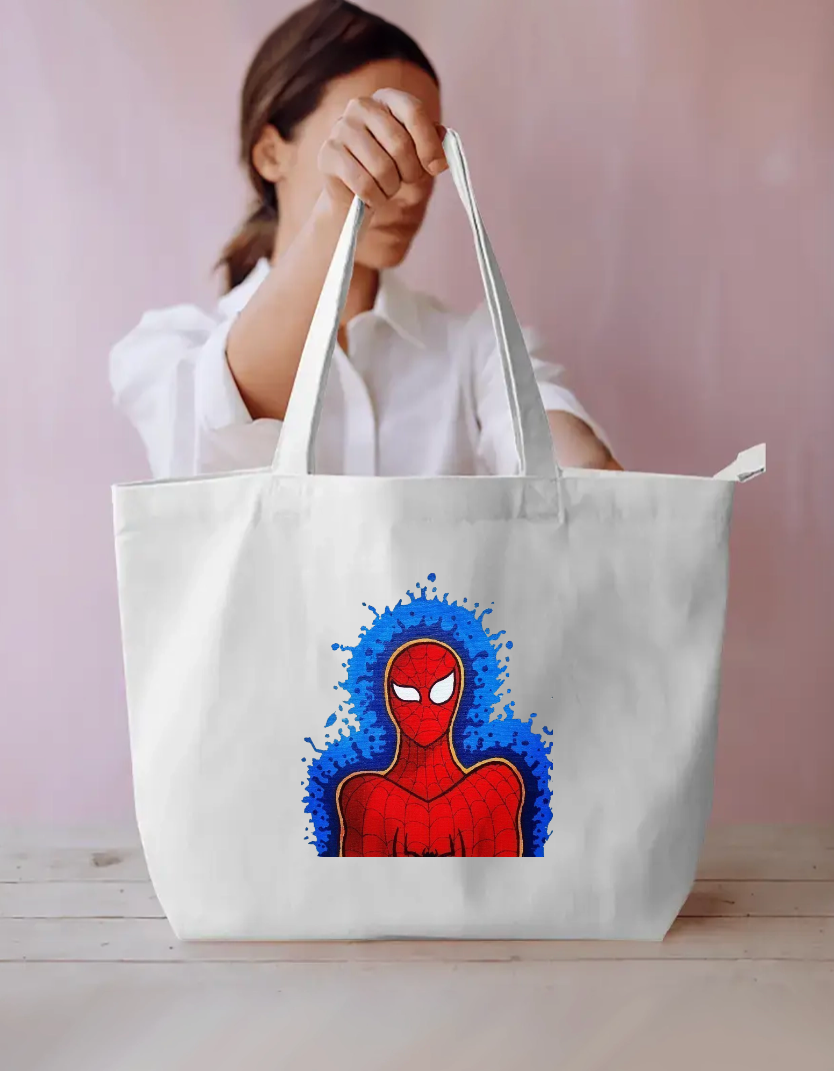 Spidy..! Everyday Large Tote Bag by Manish Pawar