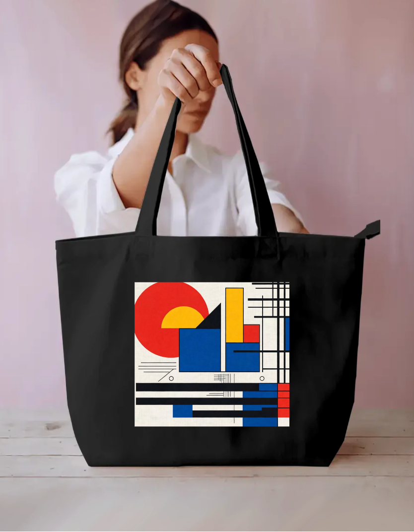 Line art Tote Bag Everyday Large Tote Bag by @rd_digital_store