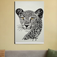 Leopard painting 20"x30" Canvas Poster by @_art_era___