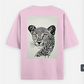 Leopard print Oversized T-shirt (Back print) by @_art_era___