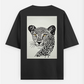 Leopard print Oversized T-shirt (Back print) by @_art_era___