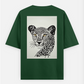 Leopard print Oversized T-shirt (Back print) by @_art_era___