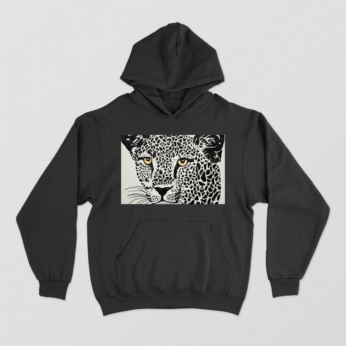 Leopard print Unisex Hoodie by @_art_era___
