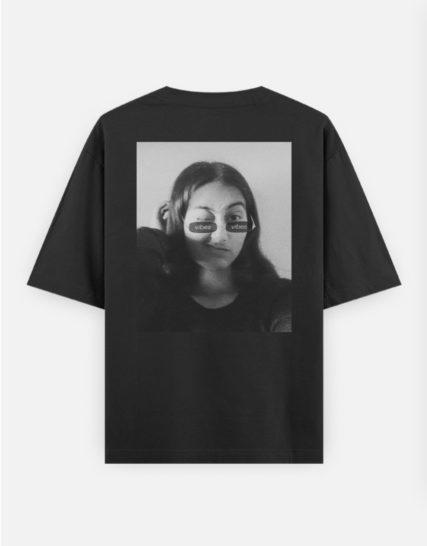 Unisex girl Printed tshirt Oversized T-shirt (Back print) by @j.m1307q