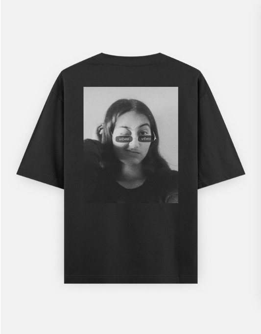 Unisex girl Printed tshirt Oversized T-shirt (Back print) by @j.m1307q