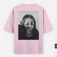 Unisex girl Printed tshirt Oversized T-shirt (Back print) by @j.m1307q