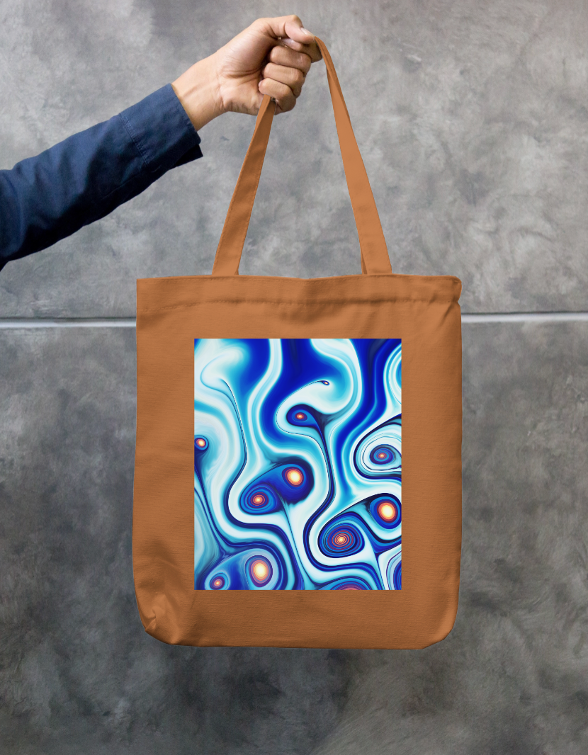 Nucleus Tote Bag Zipper Tote Bag by @rd_digital_store