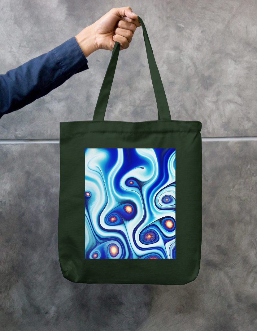 Nucleus Tote Bag Zipper Tote Bag by @rd_digital_store