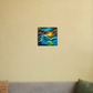Dreamy ocean 8"x8" Canvas Poster by @_antiproton_