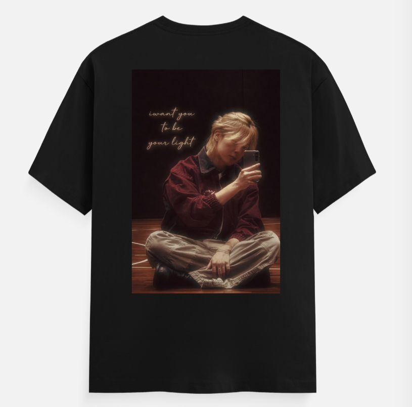 Bts jimin printed back design tshirt Unisex T-shirt back print by @j.m1307q