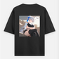 Tired? Oversized T-shirt (Back print) by Rina