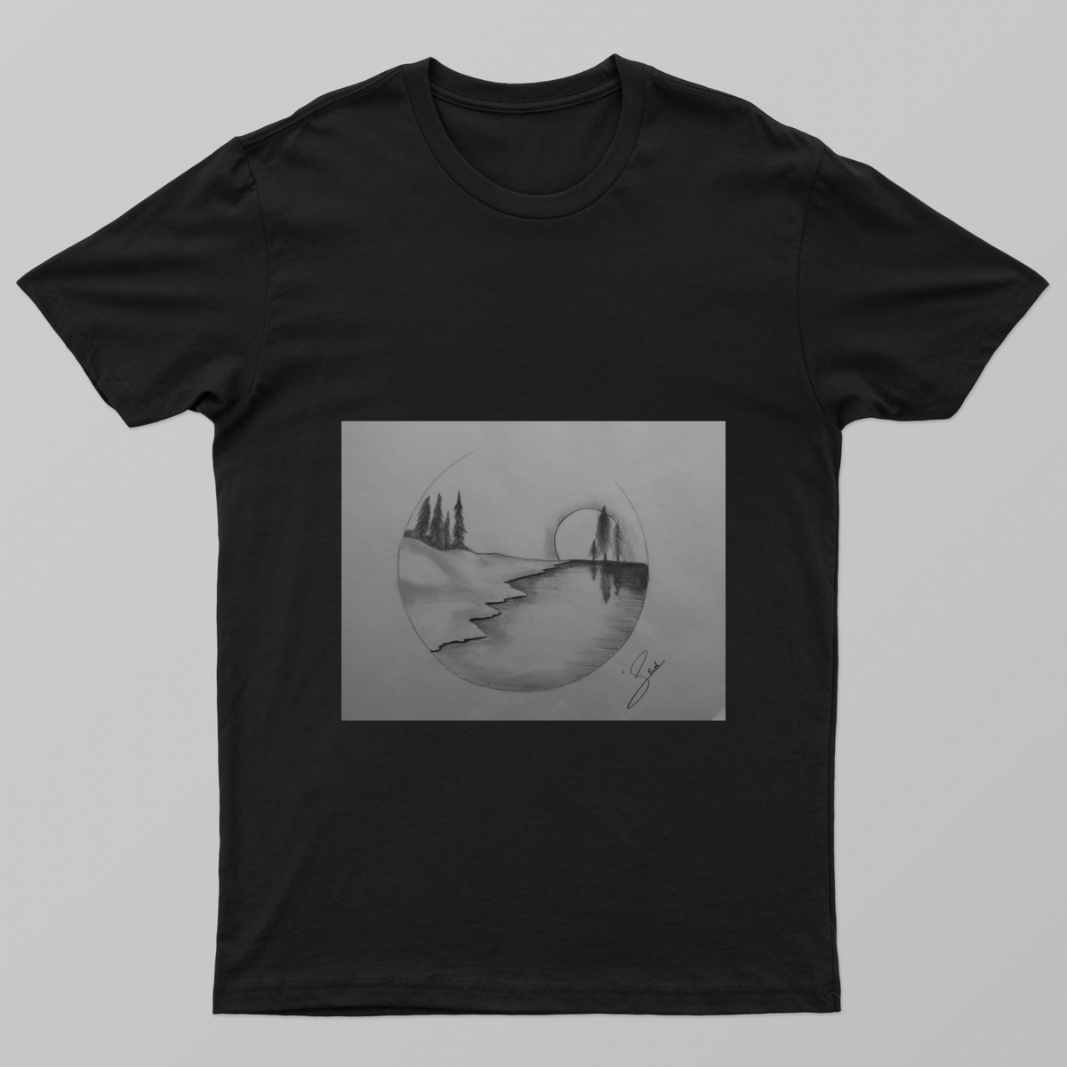 Moonland Unisex T-shirt by Saziya Panwala