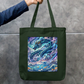 Dragon Art Tote Bag Zipper Tote Bag by @rd_digital_store
