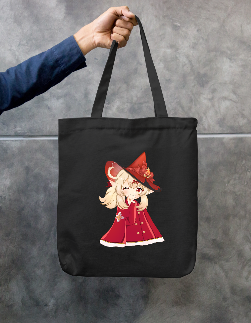 Klee genshin impact Zipper Tote Bag by @iveydrawz