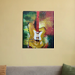 Guitar 16"x20" Canvas Poster by @nishalalwaniii