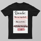 A reminder Unisex T-shirt by @goldeneraethnics
