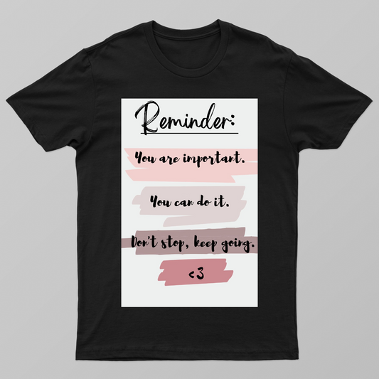 A reminder Unisex T-shirt by @goldeneraethnics