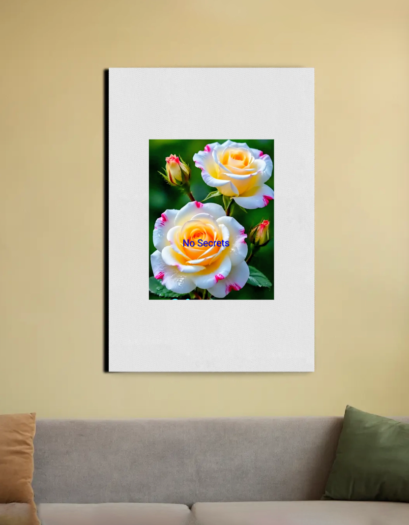 Girly 20"x30" Canvas Poster by Venugopal Kasan
