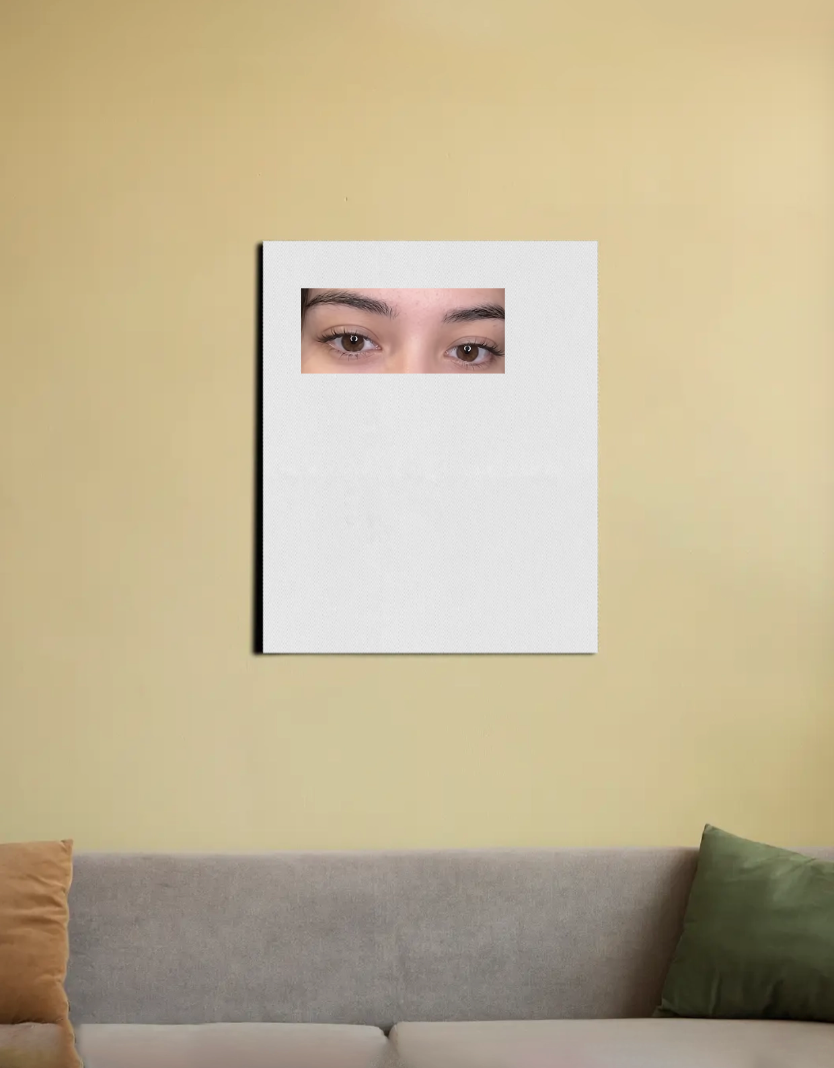 Eyes 16"x20" Canvas Poster by Venugopal Kasan