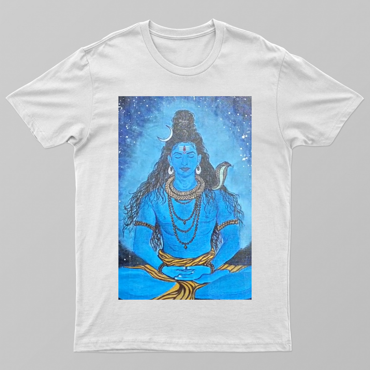 Shiva dyana Unisex T-shirt by @sangamithra_swathi
