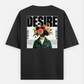 Dark humour Oversized T-shirt (Back print) by Cheanku sangma