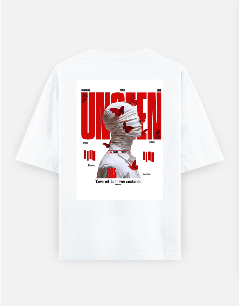 Oversized t-shirt Oversized T-shirt (Back print) by Cheanku sangma