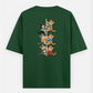 Climbing cats Oversized T-shirt (Back print) by VIMAL R