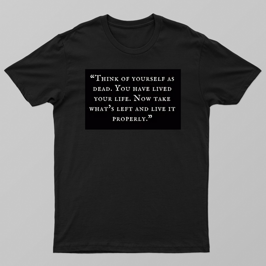 Quote for life Unisex T-shirt by @arnoldbeck.10