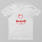 Love Yourself Heart Quote Design - Self Love T-Shirt Unisex T-shirt by Germila