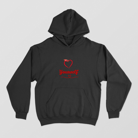 Love Yourself Heart Quote Design -Self Love - Hoodie Unisex Hoodie by Germila