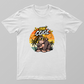Stay Cool Gorilla - Retro Summer Sunset T-Shirt Unisex T-shirt by GV Creations