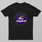 Stay Magical Moon and Stars Fantasy Design Unisex T-shirt by GV Creations