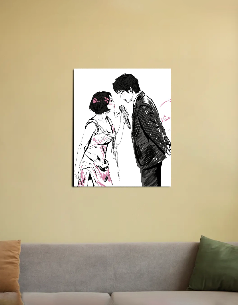 Love bits 16"x20" Canvas Poster by @pairioo