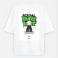 Oversized Oversized T-shirt (Back print) by Cheanku sangma
