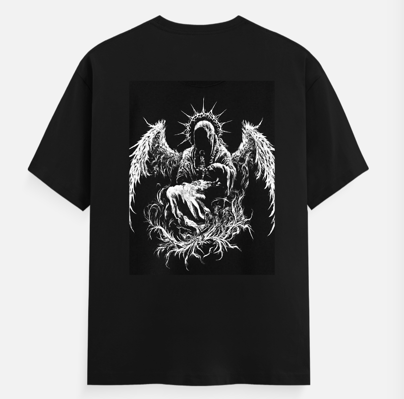 Regular fit Unisex T-shirt back print by Cheanku sangma