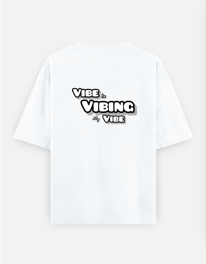 Qoute,art, design, minimal Oversized T-shirt (Back print) by @artdoorbymegha