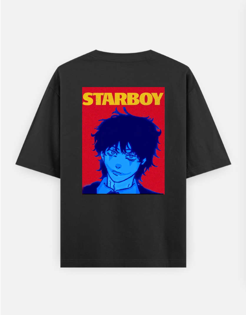 Starboy trending tshirt Oversized T-shirt (Back print) by @wadafakansh