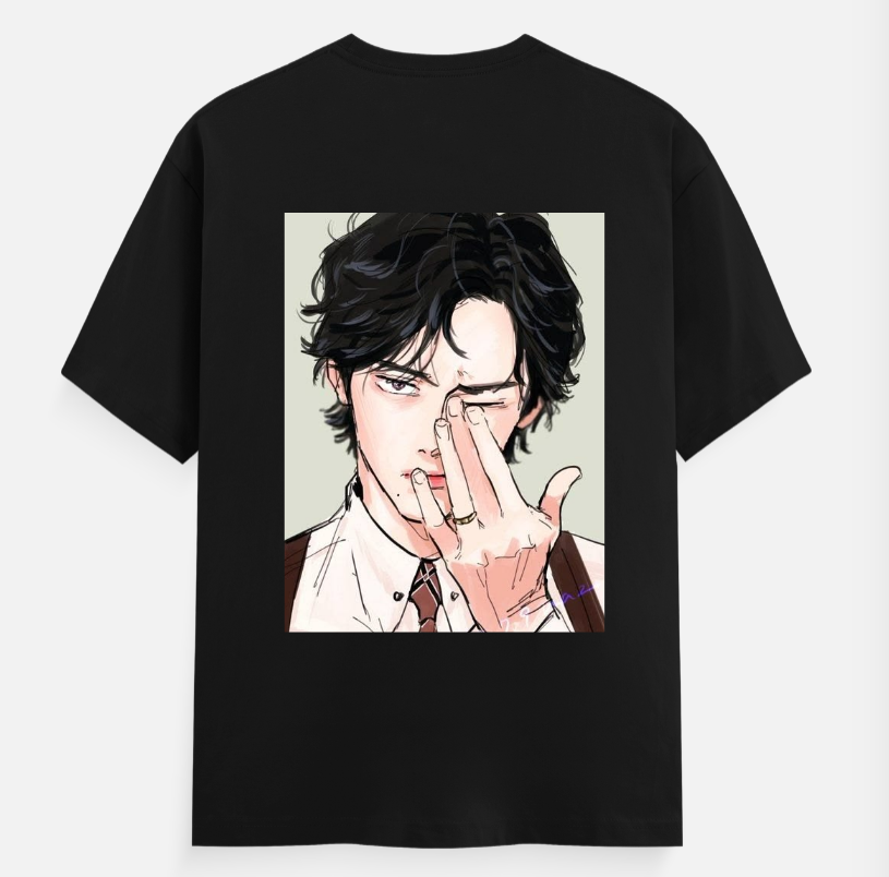 Cool Anime tshirt Unisex T-shirt back print by @wadafakansh