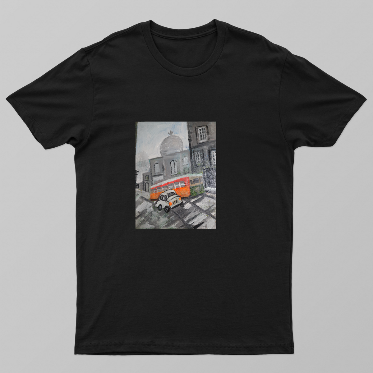 Just an urban scene Unisex T-shirt by Ratul banerjee