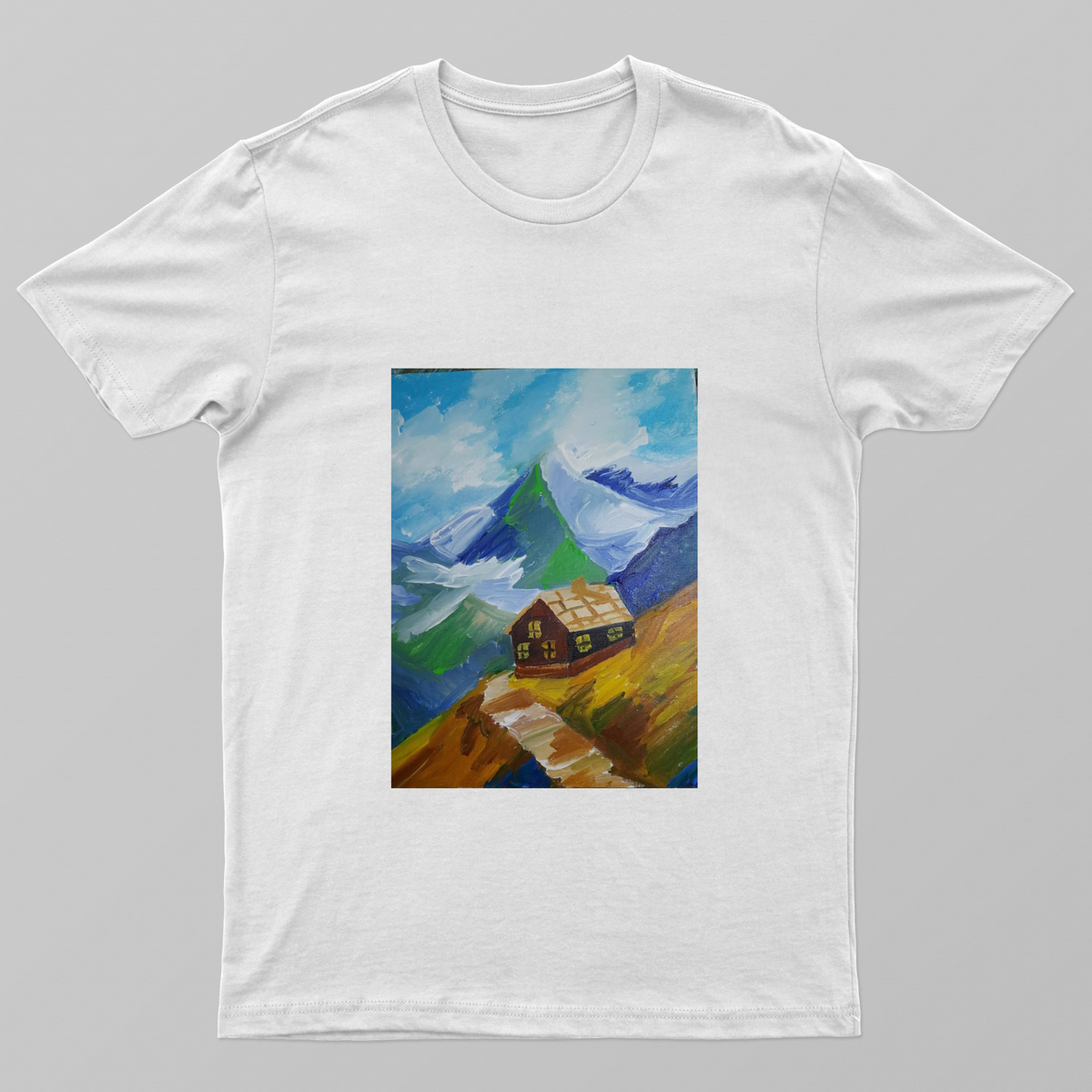 Mountain scape Unisex T-shirt by Ratul banerjee