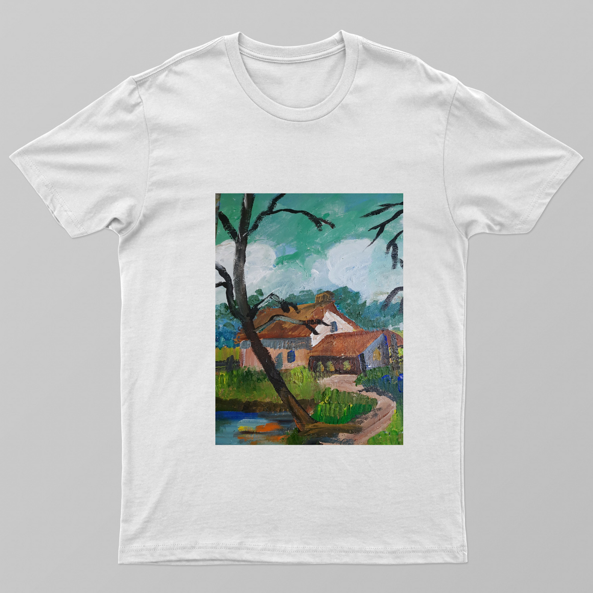 Country lands Unisex T-shirt by Ratul banerjee