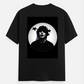 Black t shirt Unisex T-shirt back print by @wadafakansh
