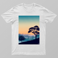 Digital sunset art Unisex T-shirt by JM arts
