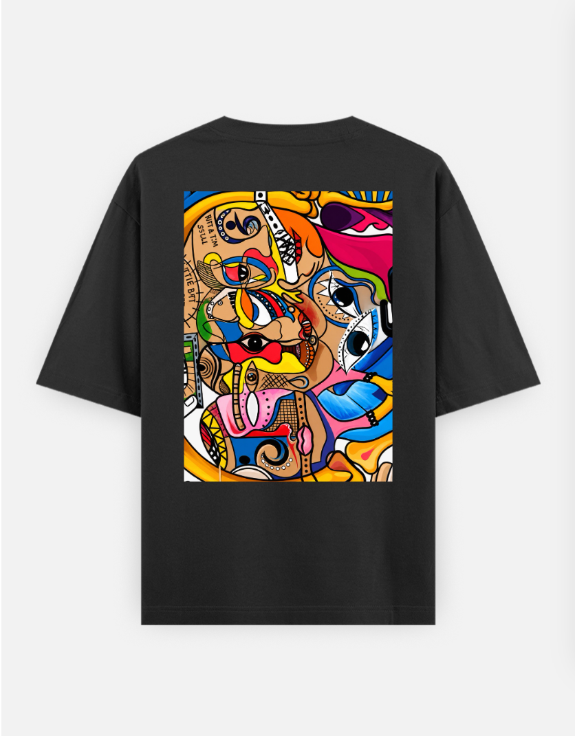 Undefined. Oversized T-shirt (Back print) by @bakani.1