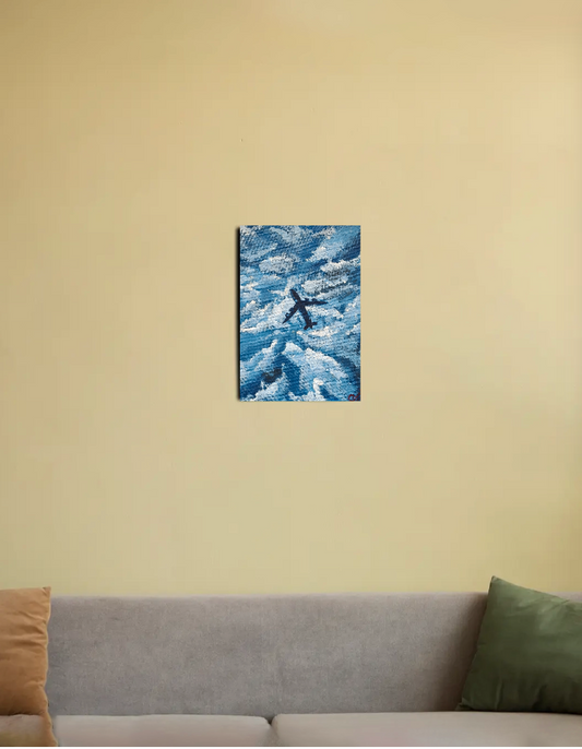 Sky 8"x12" Canvas Poster by @onehourarts